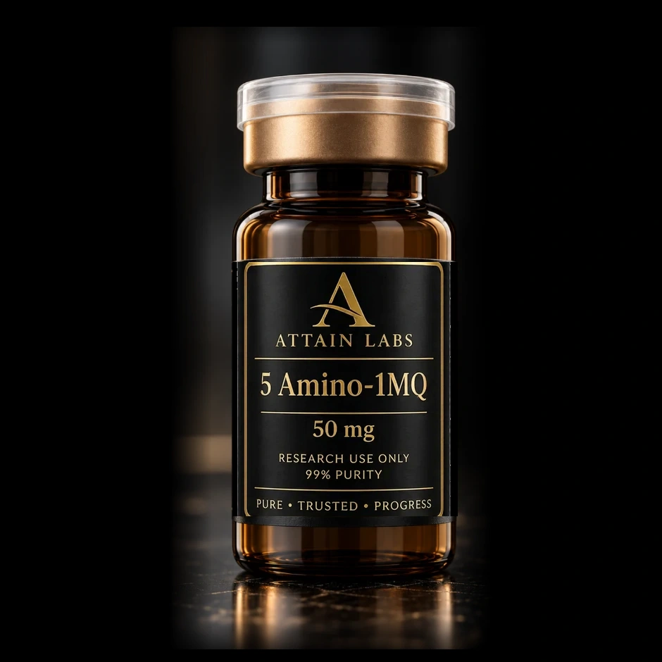 5 Amino-1MQ 50 mg Attain Labs vial