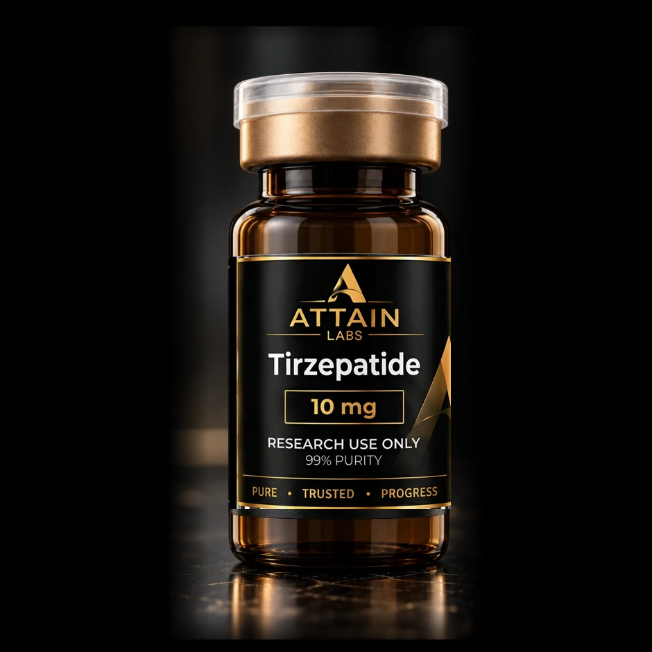 Tirzepatide 10 mg Attain Labs vial